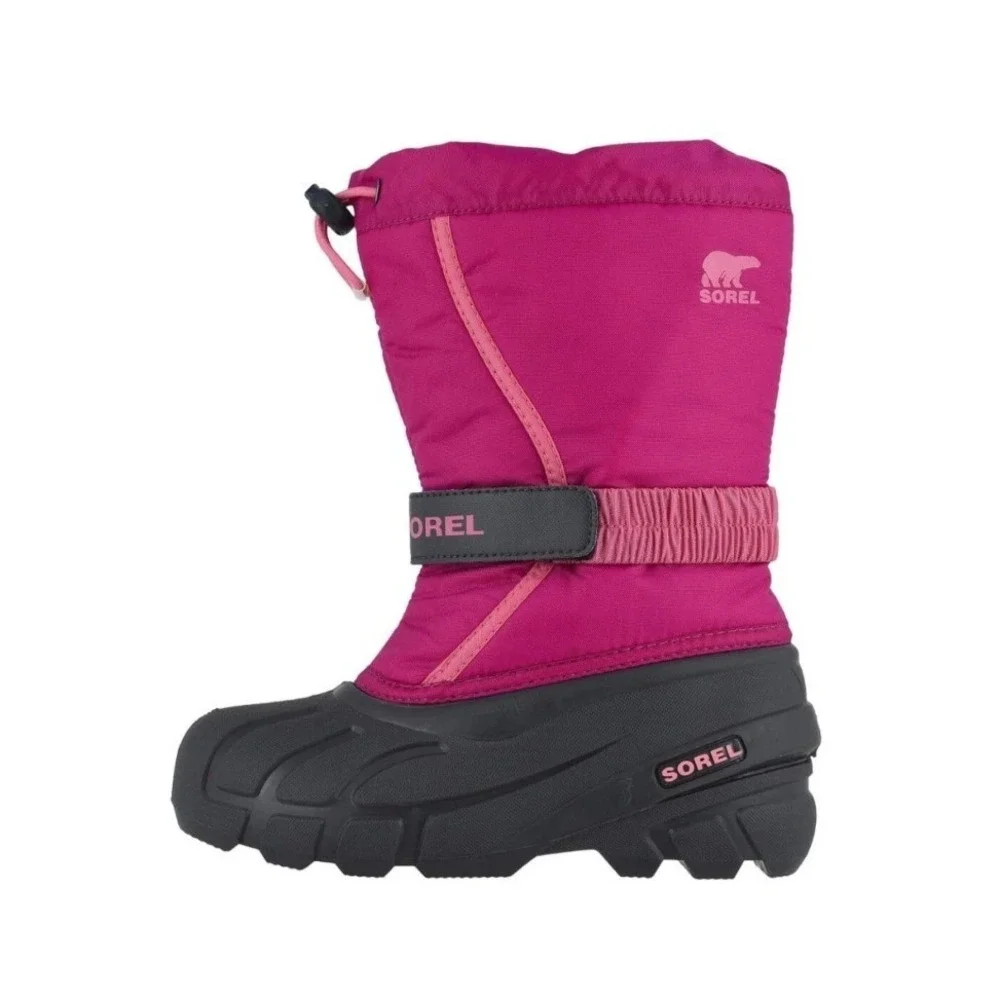 Sorel Kids Pink Waterproof Insulated Snow Boots Size 4 Girls Youth Winter
